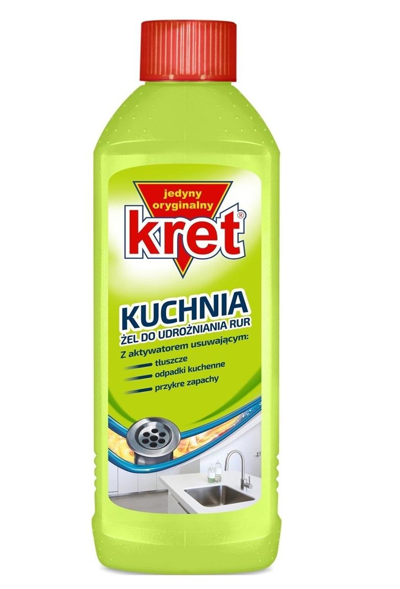 Global Żel do udrożniania rur w kuchni Kret 500 ml