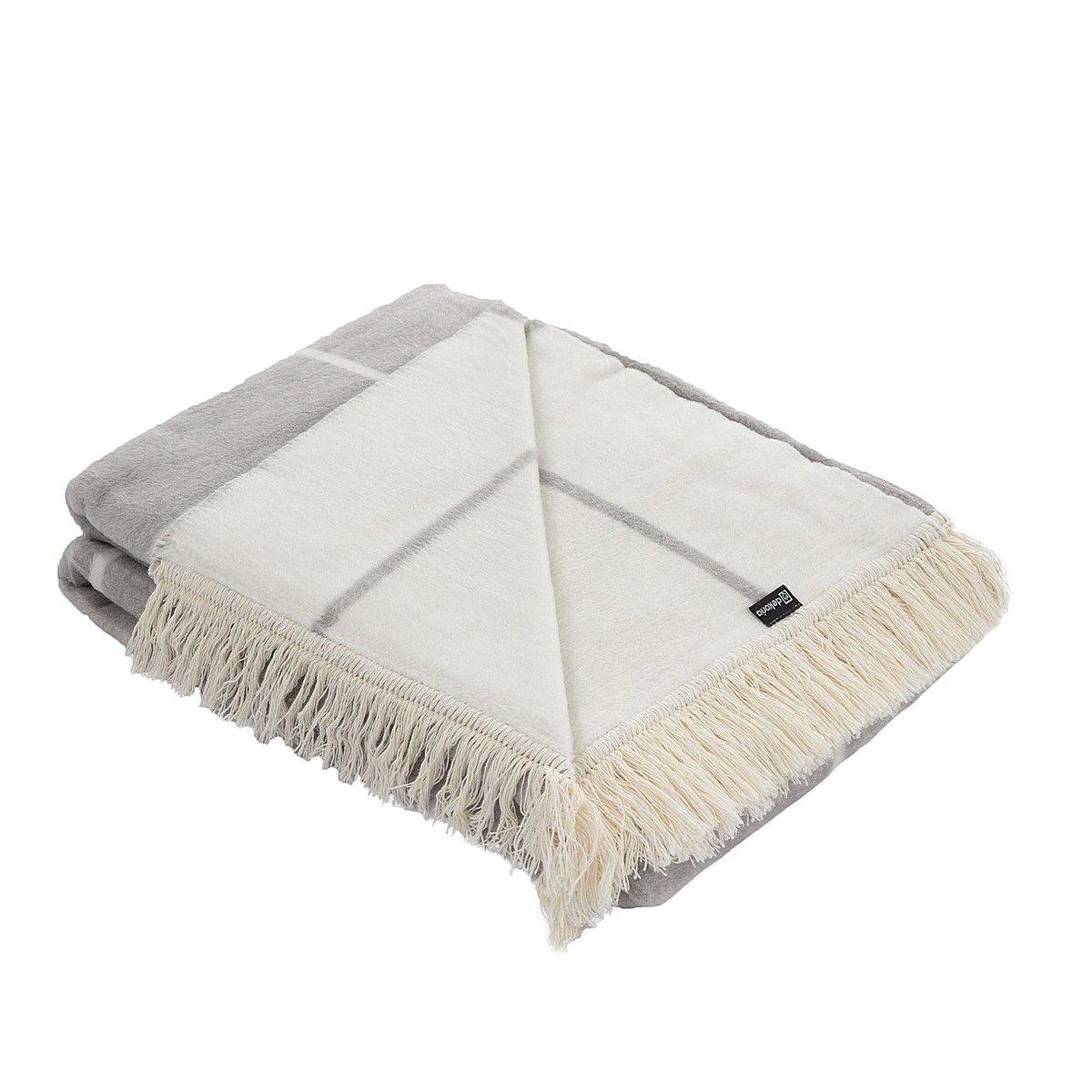 Dekoria Koc Cotton Cloud 150x200 Grey&Ecru Check 150 x 200 cm 760-199