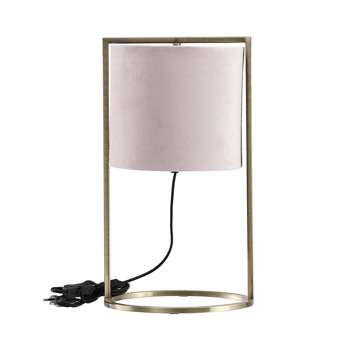 Dekoria Lampa stołowa Santos Light Pink 45 cm 813-868