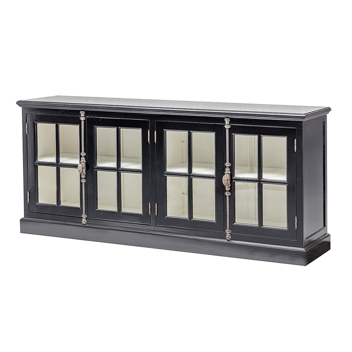 Dekoria pl pl Komoda Josephine Black 190cm 190 x 45 x 85 cm 006-990