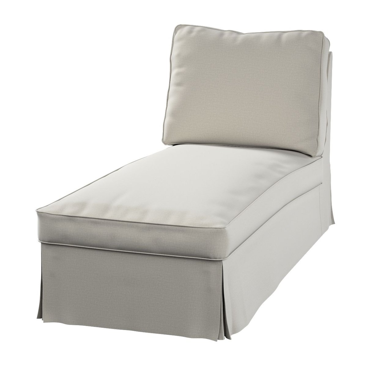 Pokrowiec na szezlong Ektorp, DEKORIA, jasny szary, 63x166x73 cm