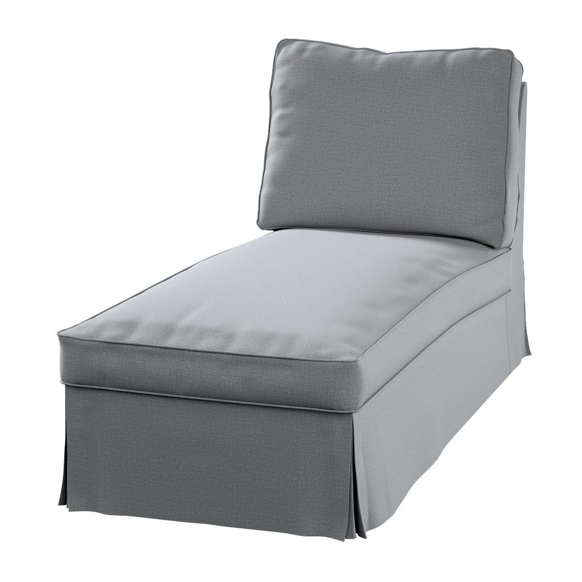 Pokrowiec na szezlong Ektorp, DEKORIA, ciemny szary, 63x166x73 cm
