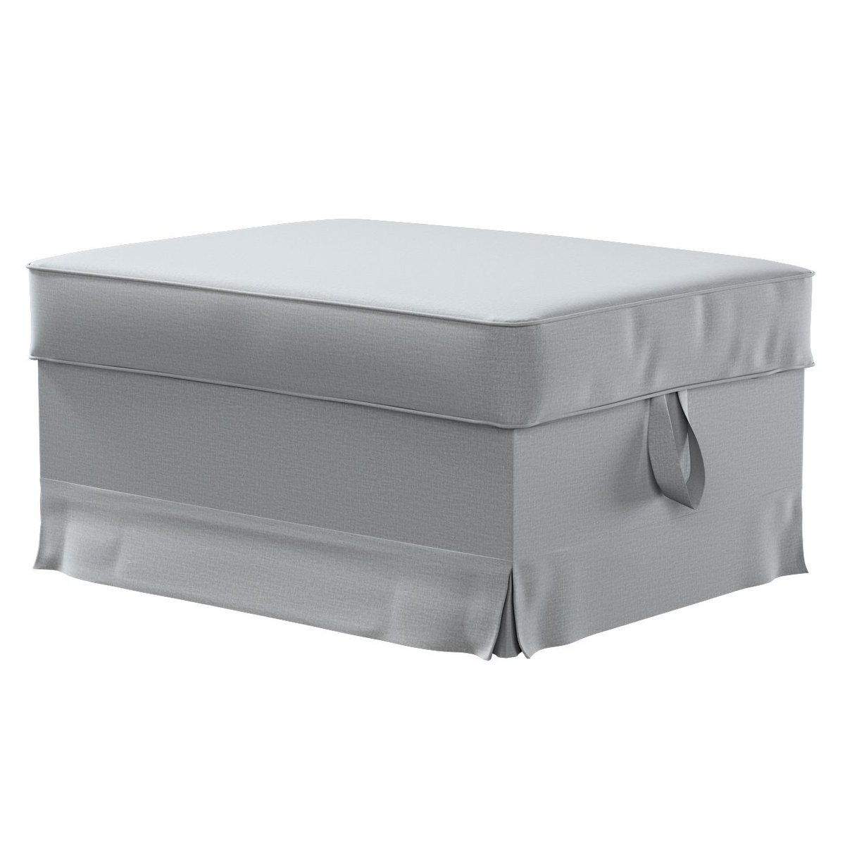 Pokrowiec na podnóżek Ektorp, DEKORIA, Bromma, ciemny szary, 60x79x42 cm