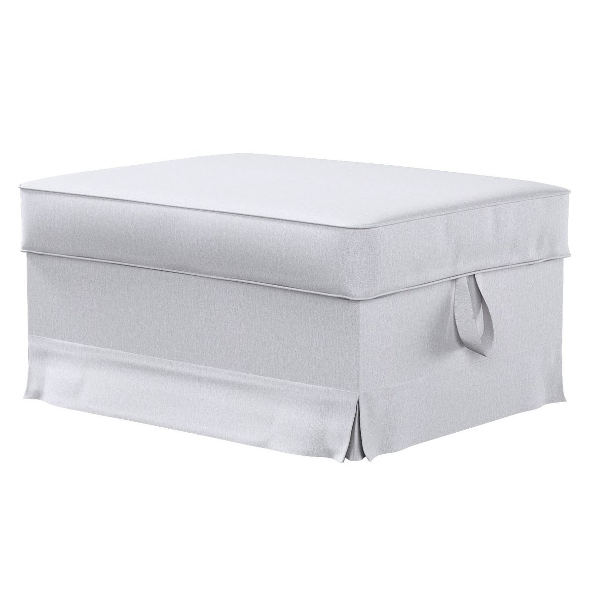 Pokrowiec na podnóżek Ektorp, DEKORIA, Bromma, szary melanż, 60x79x42 cm