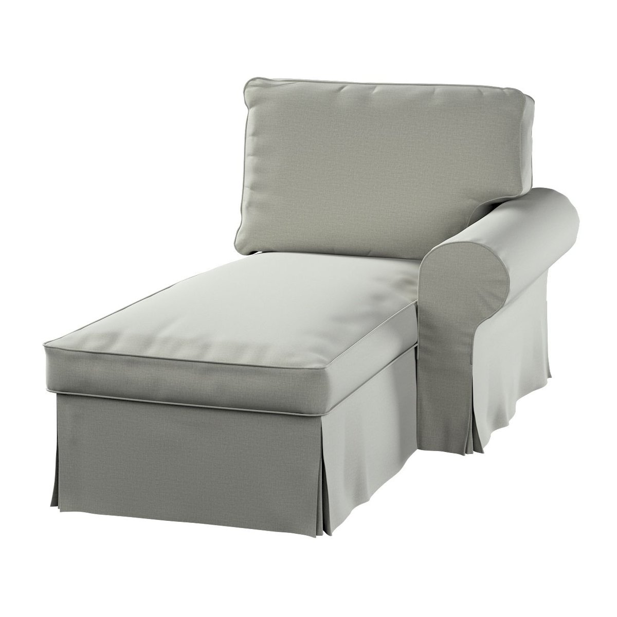 Pokrowiec na szezlong Ektorp prawy, DEKORIA, pastelowa mięta, 84x166x73 cm