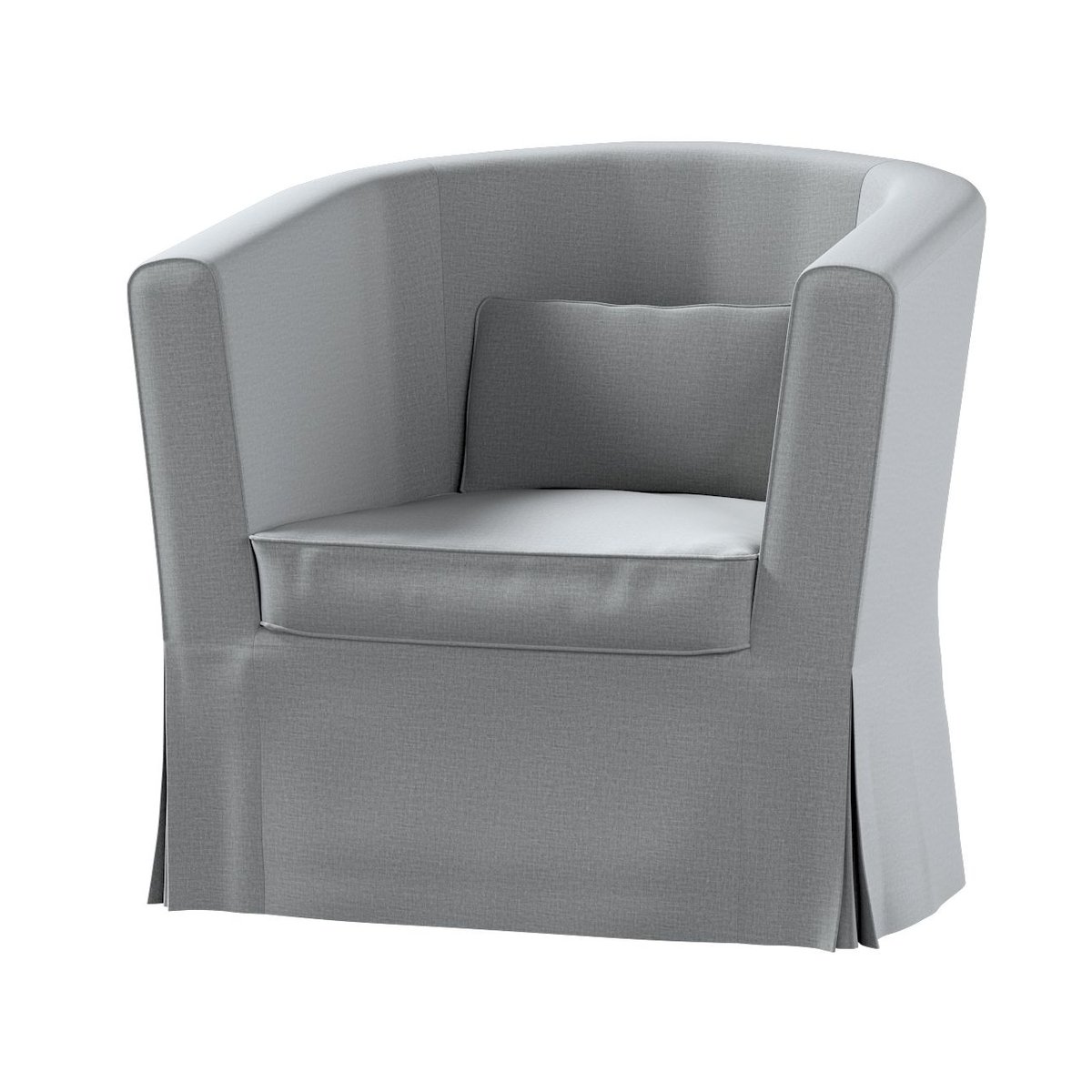 Pokrowiec na fotel Ektorp, DEKORIA, Tullsta, ciemny szary, 79x69x78 cm