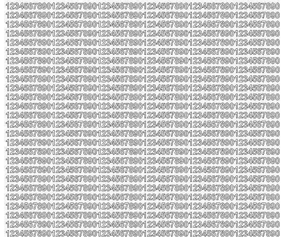 Cyfry samoprzylepne 5 milimetrów biały matowy - Matowa