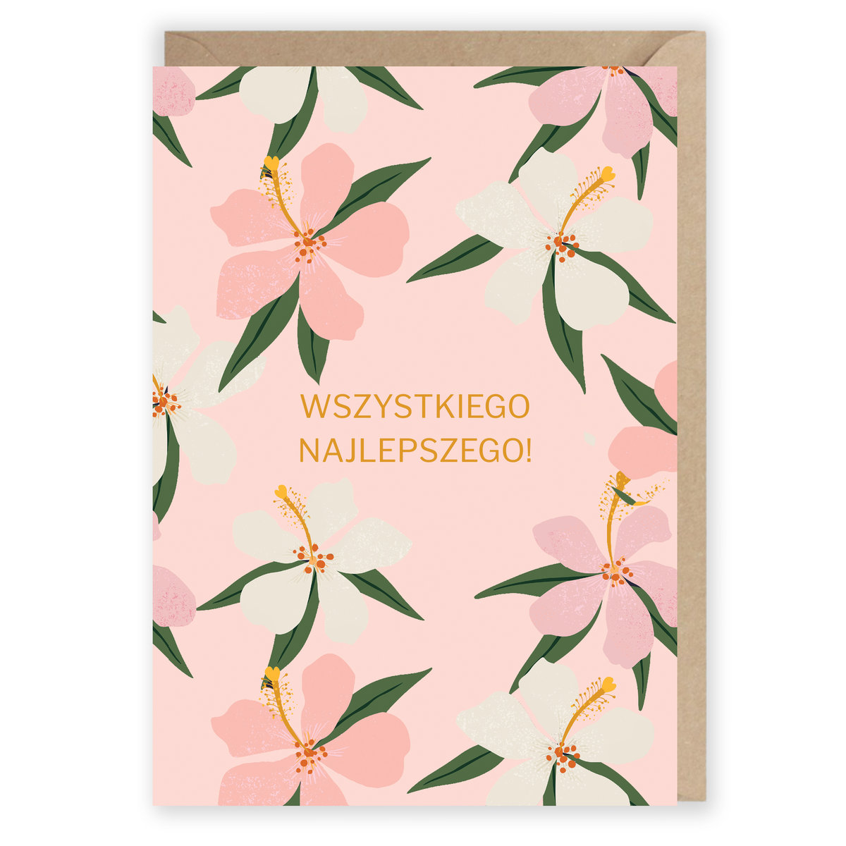 Cardie Kartka urodzinowa Kwiaty, eko koperta K015