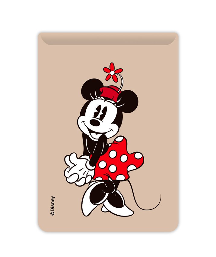 Kieszonka na kartę  Minnie 003 Disney Beżowy