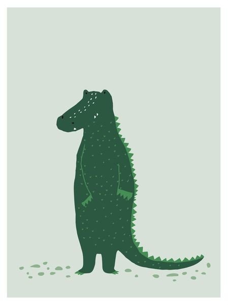 Trixie Baby Trixie Baby - Mr.crocodile Plakat 40x30 cm