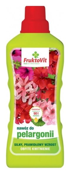 Fruktovit Plus Nawóz płynny do pelargonii butelka 1,1 kg