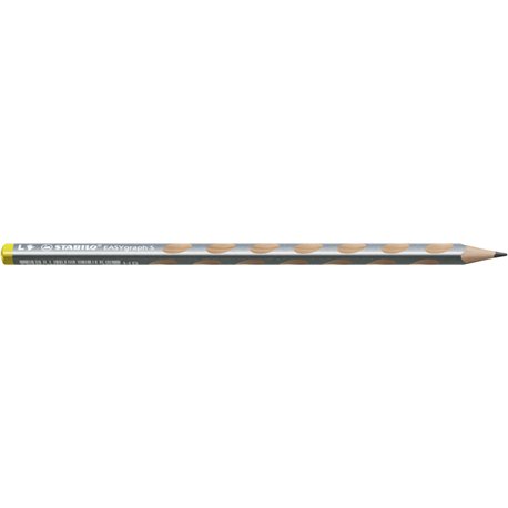 Stabilo Ołówek drewniany EASYgraph S Metallic HB dla praworęcznych srebrny 326/09-HB OLP.118