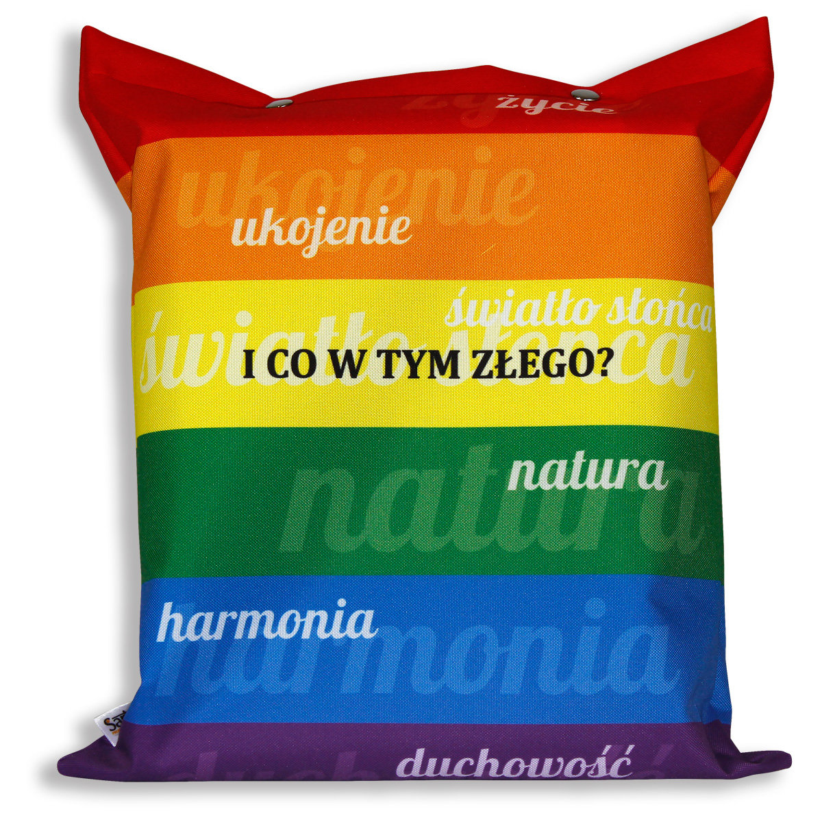 Torba impregnowana, tęcza LGBT Hasła