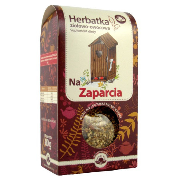 Natura Wita Herbatka ziołowo-owocowa NA ZAPARCIA 80g