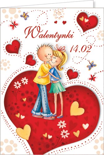 Kartka Wielka na Walentynki VGI 9