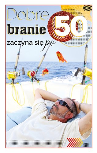 Kartka na 50 urodziny dla mężczyzny DH7