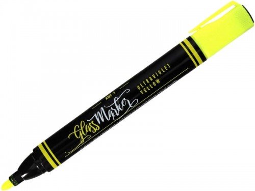 Rystor Marker do szkła 1.5-3.0mm żółty okrągły RMG-1