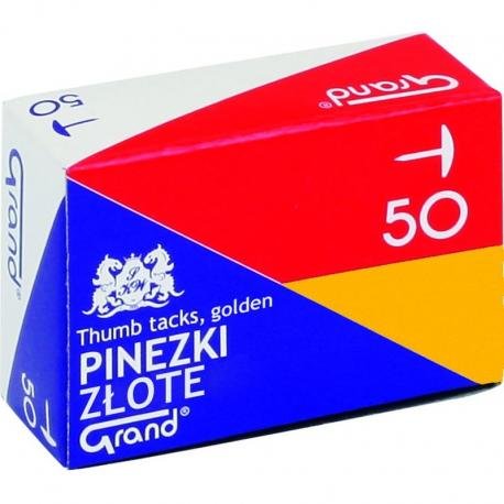 GRAND Pinezki złote (50)