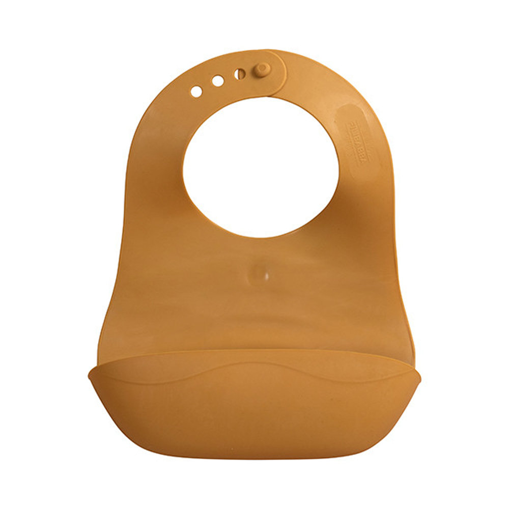 FILIBABBA FILIBABBA - Foldable bib, Golden mustard