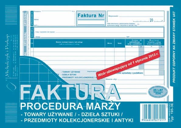 Michalczyk&Prokop FAKTURA PROCEDURA MARŻY TOWARY UŻYWANE A5