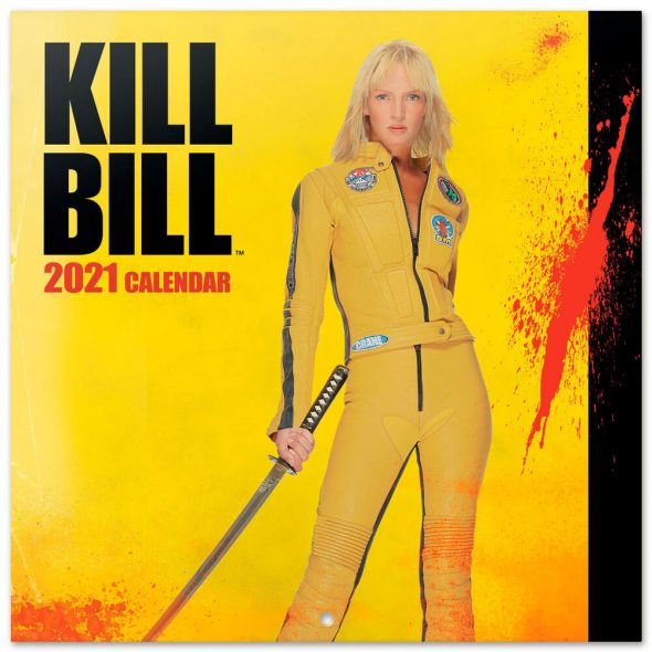 Kill Bill - kalendarz ścienny 2021 30x30 cm