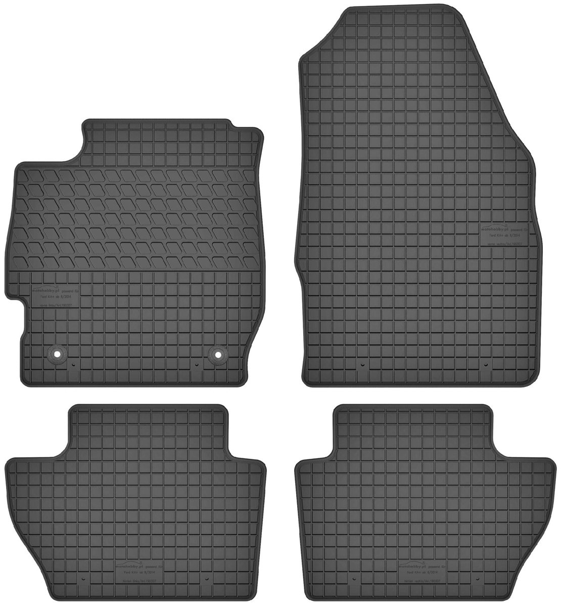 Dywaniki gumowe dedykowane do Ford KA+