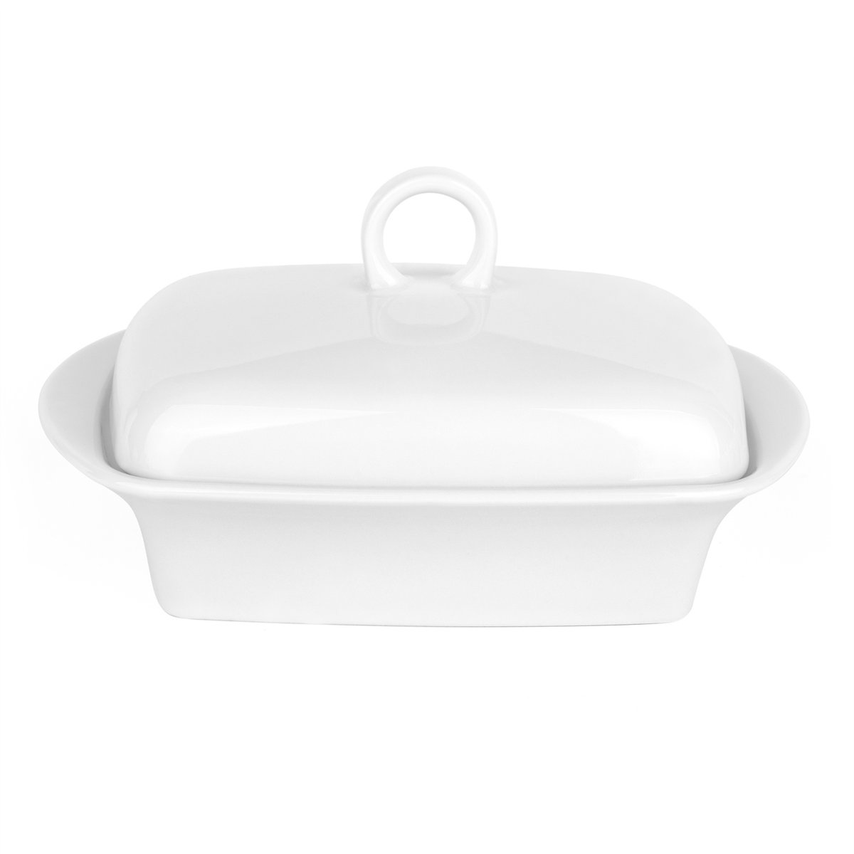 Maselniczka porcelanowa z pokrywką Lubiana