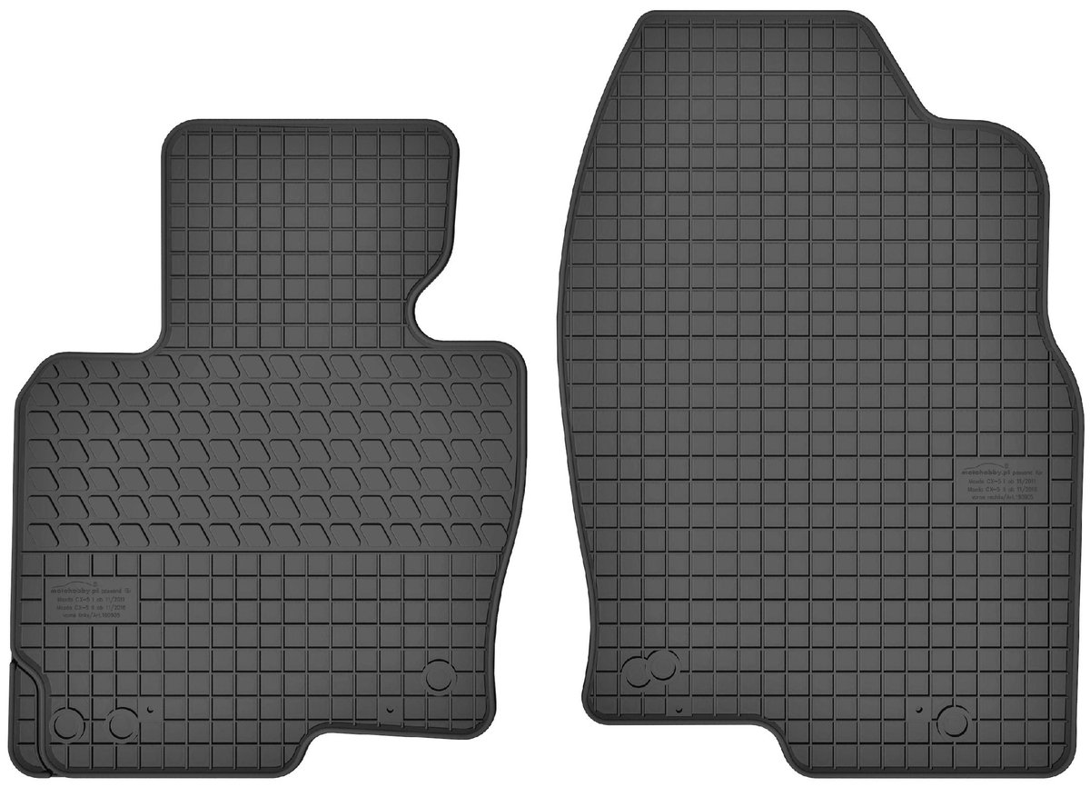 Przednie dywaniki gumowe dedykowane do Mazda CX-5 I