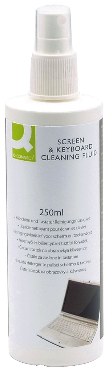 Q-Connect Spray do czyszczenia ekranów TFT/LCD/LED i klawiatur 250ml KF04502A