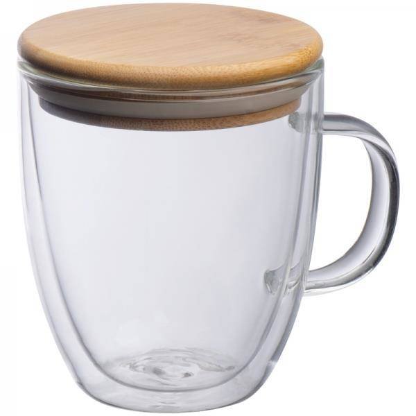 Filiżanka z pokrywką Gerthe, 350 ml, 2 elem.