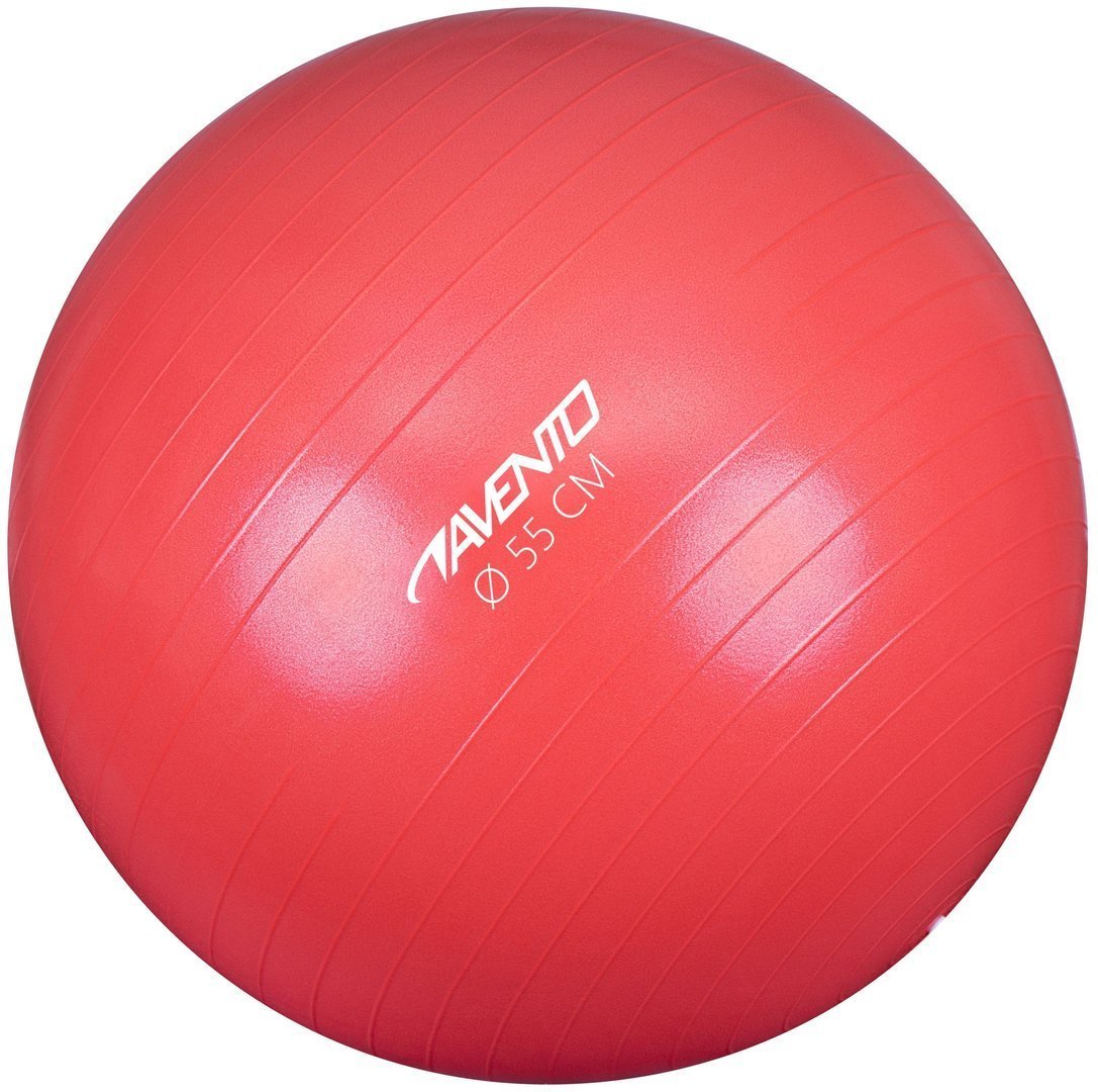 VidaXL Avento Piłka gimnastyczna, 55 cm, różowa