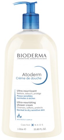 Bioderma atoderm creme de douche kremowy żel do mycia twarzy i ciała 1000 ml