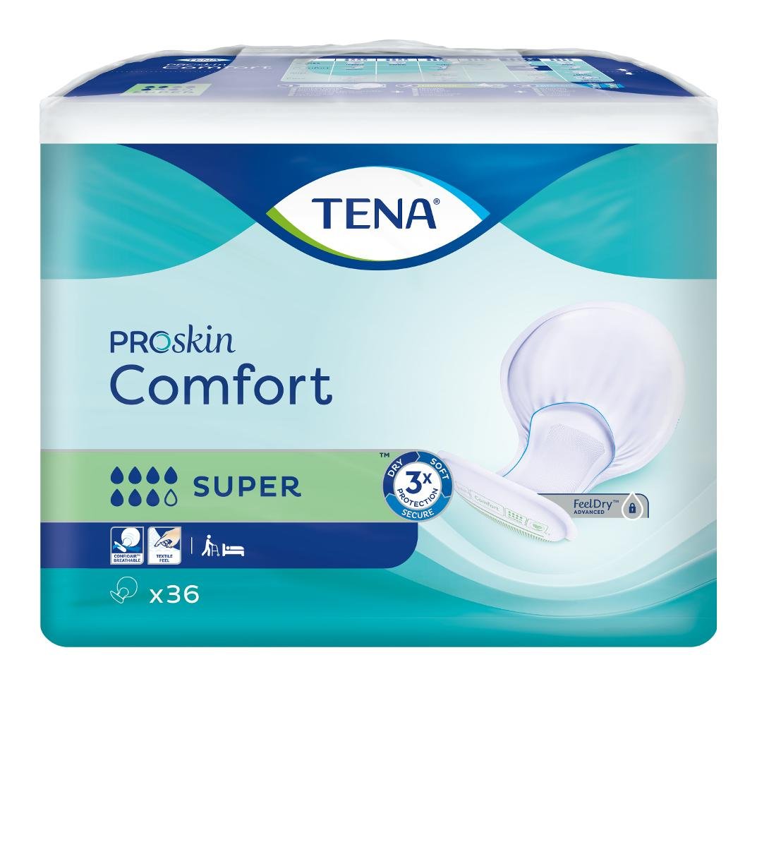 SCA Tena SCA Hygiene Pieluchy anatomiczne comfort super 36 szt.