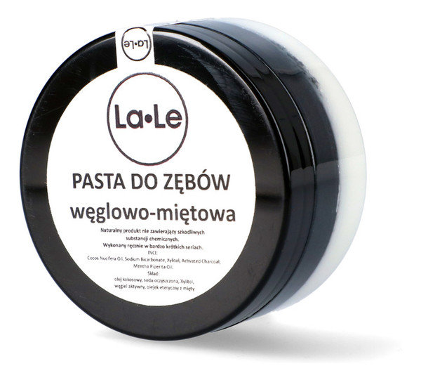 LA-LE Pasta do zębów miętowo-węglowa 100 ml 56C5-31320