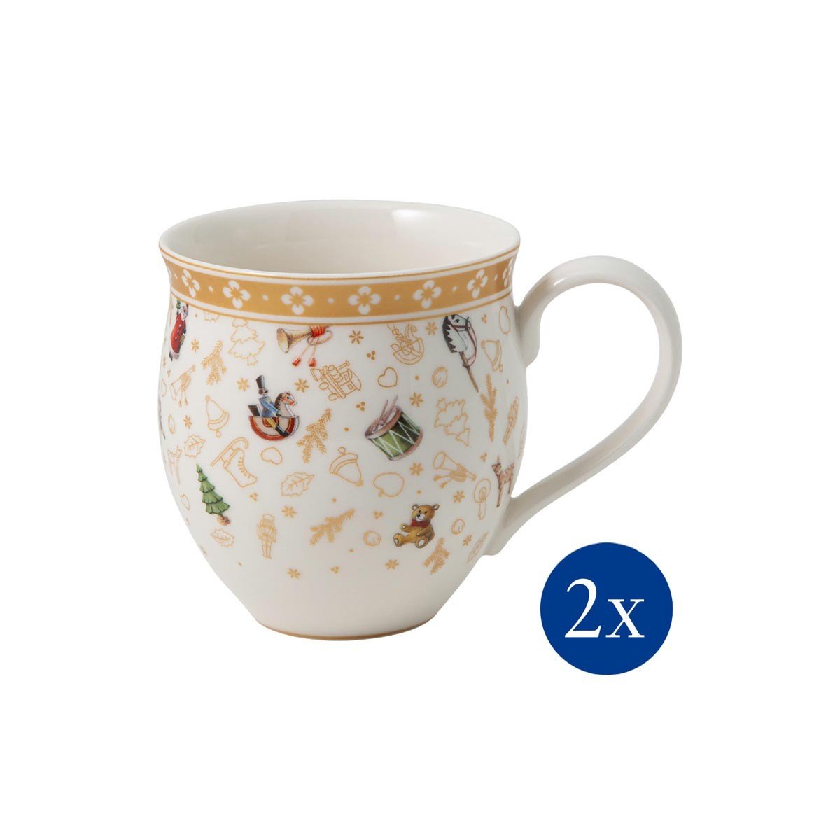 Zestaw kubków VILLEROY & BOCH Anniversary Edition Toy's Delight, 340 ml, 2 szt.