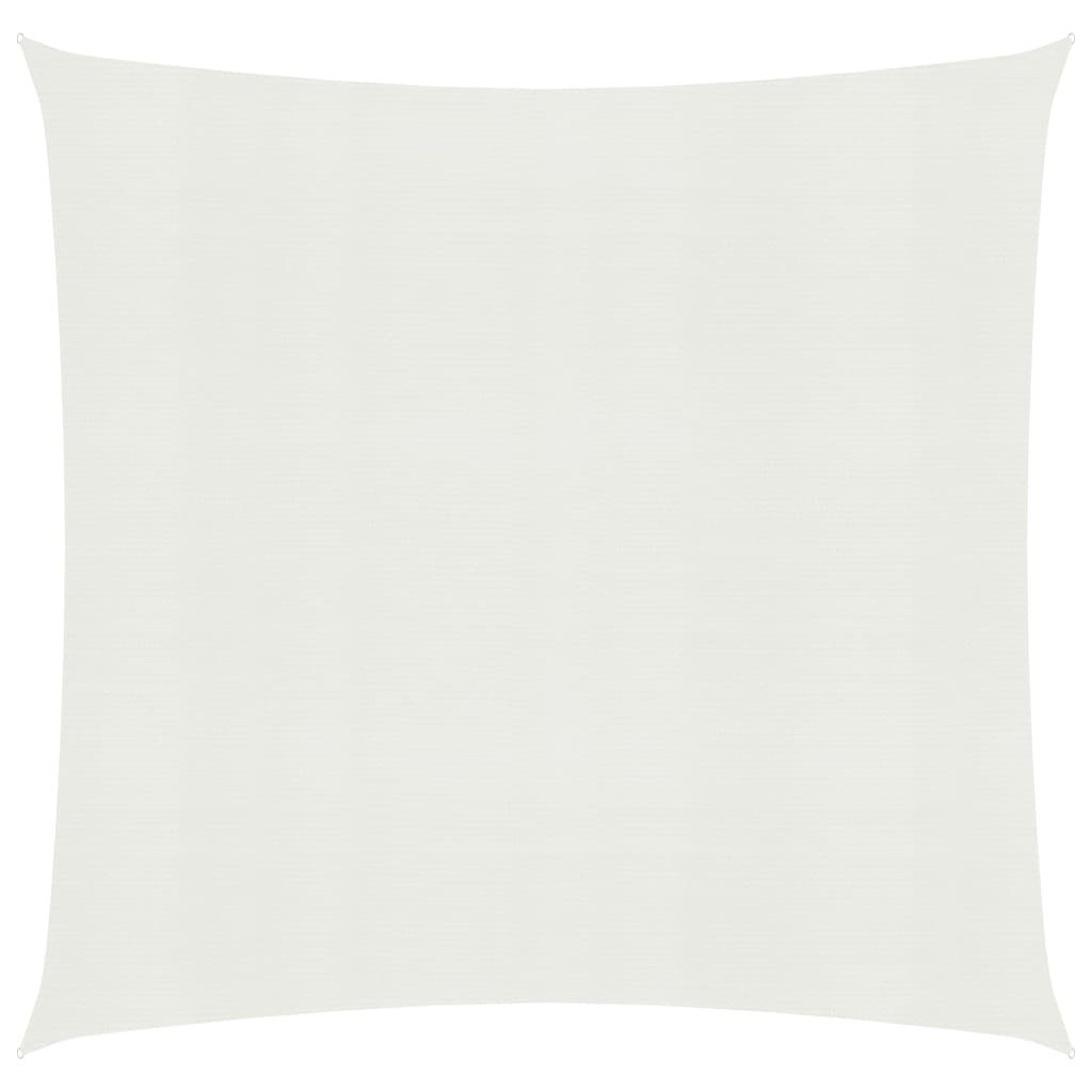 vidaXL Żagiel przeciwsłoneczny, 160 g/m, biały, 2,5x2,5 m, HDPE vidaXL