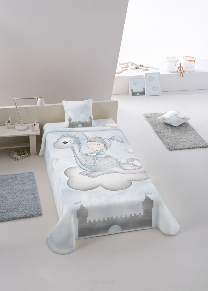 Pielsa Baby, Koc dziecięcy, Premium, Karl, Niebieski, 160x220 cm