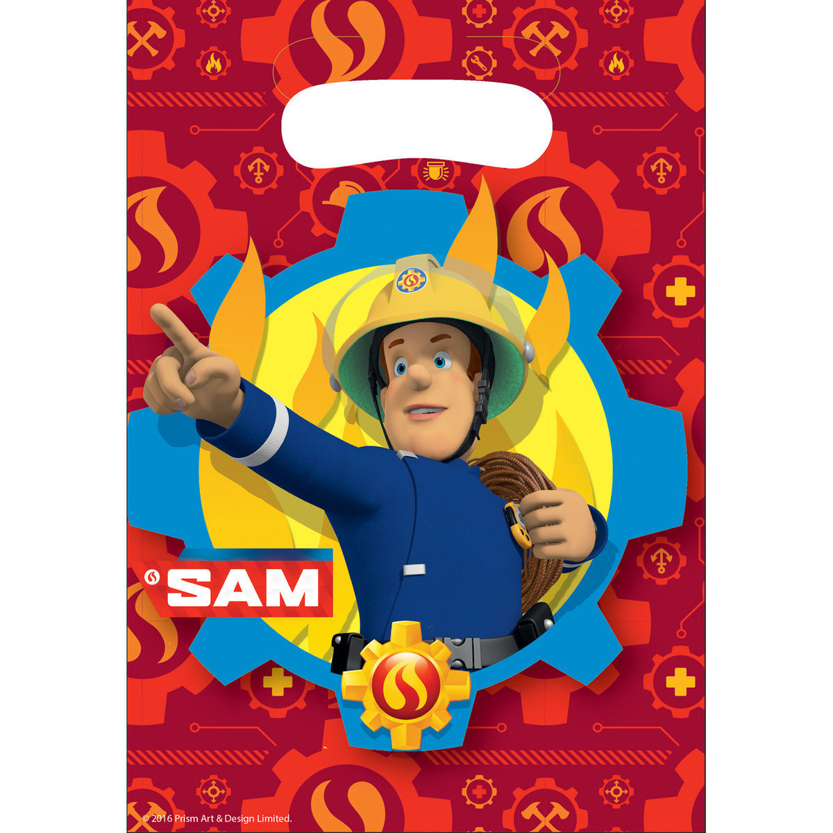 AMSCAN,  Torebki prezentowe Strażak Sam 8szt