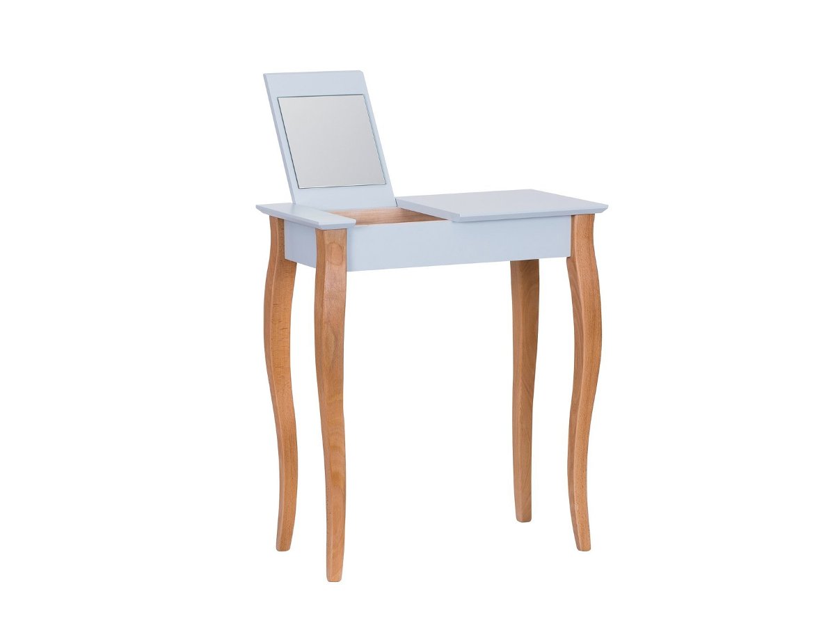 Toaletka LILLO z Lusterkiem - 65x35cm Jasnoszara