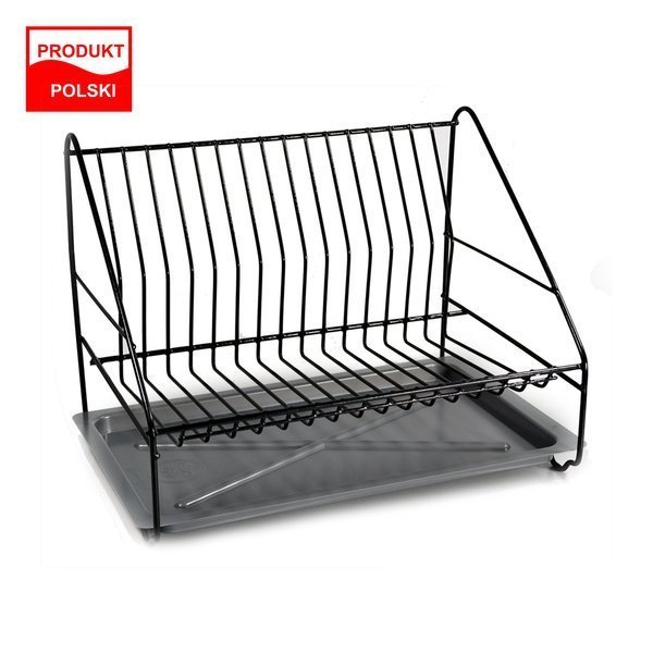 Suszarka Ociekacz Do Naczyń 34 CM 1 Poziom Czarna