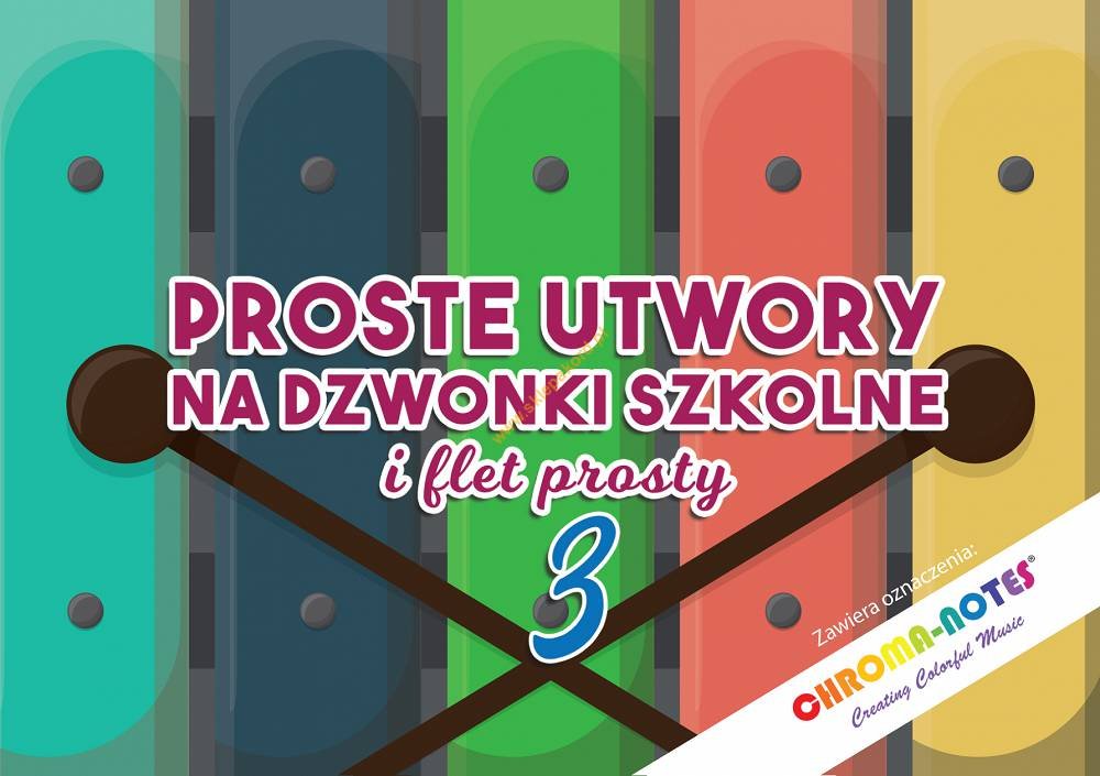 Książeczka 3 nuty na dzwonki chromatyczne, flet i inne/AKORD