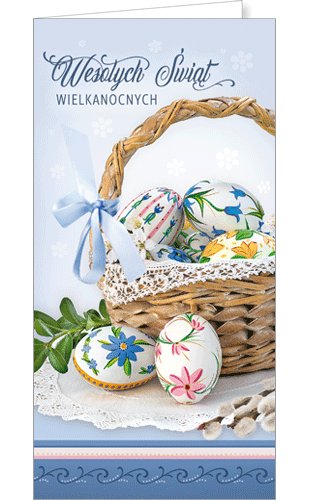 Kartki wielkanocne bez życzeń LZW-BT 32
