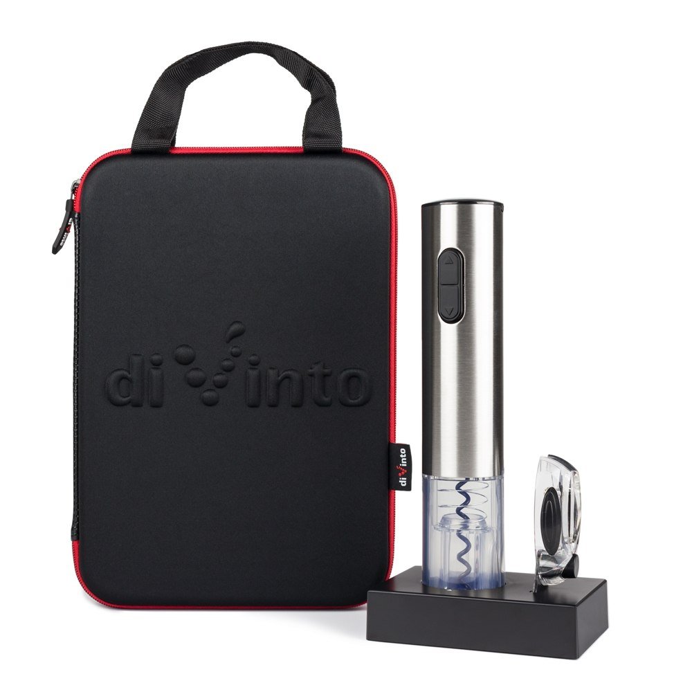diVinto Elektroniczny korkociąg Silver Twister Deluxe 5907779952187