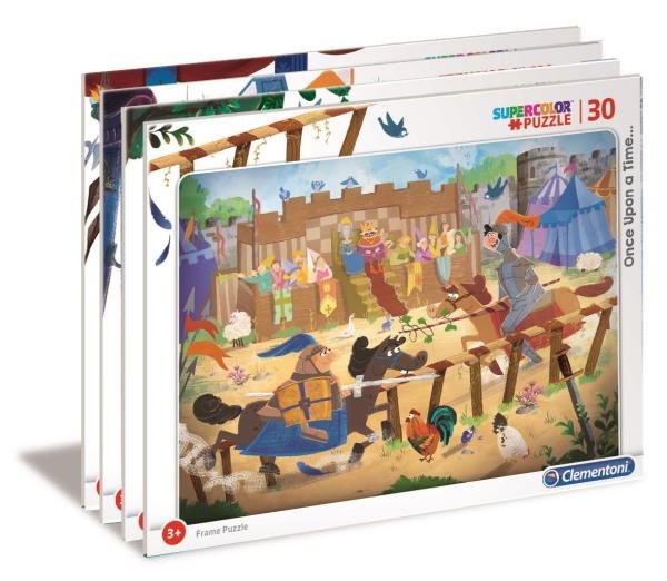 Clementoni Puzzle ramkowe 30 Super Kolor Unce Upon a Time
