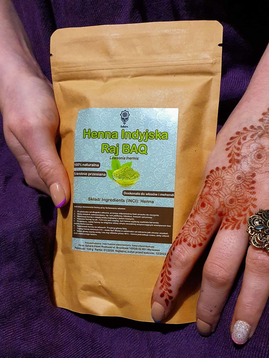 Eko Henna Rajasthani Raj Baq Najlepsza Sklep