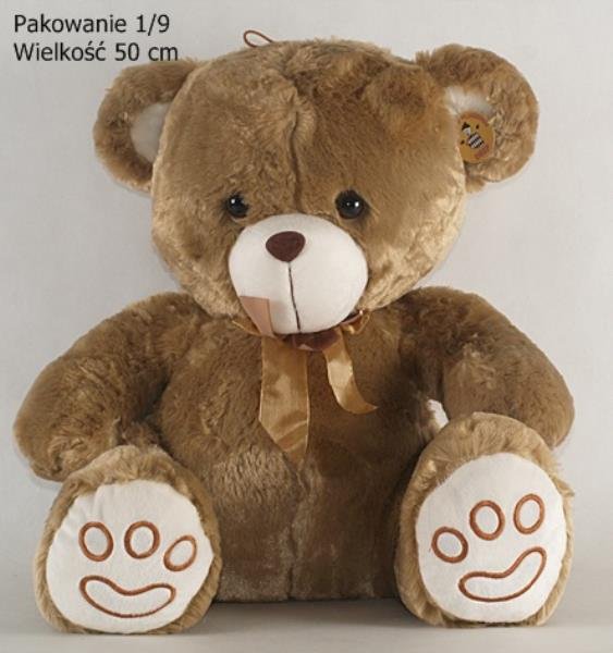 Deef Miś z Atłasową kokardką olbrzymi 03443