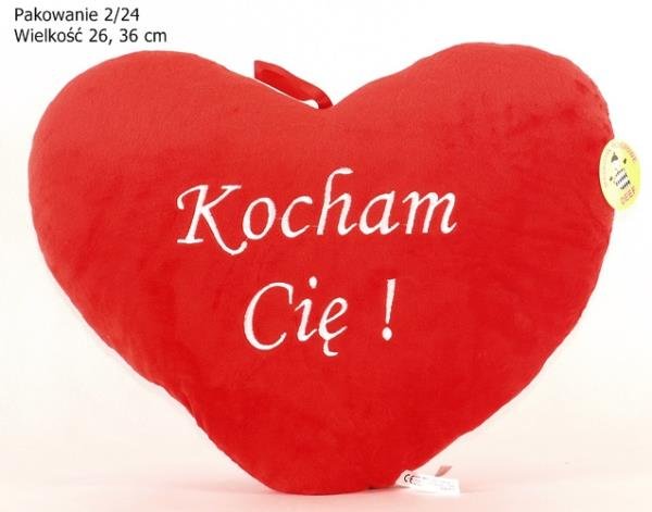 Deef Serce Wielkie Kocham Cię 40cm 03228