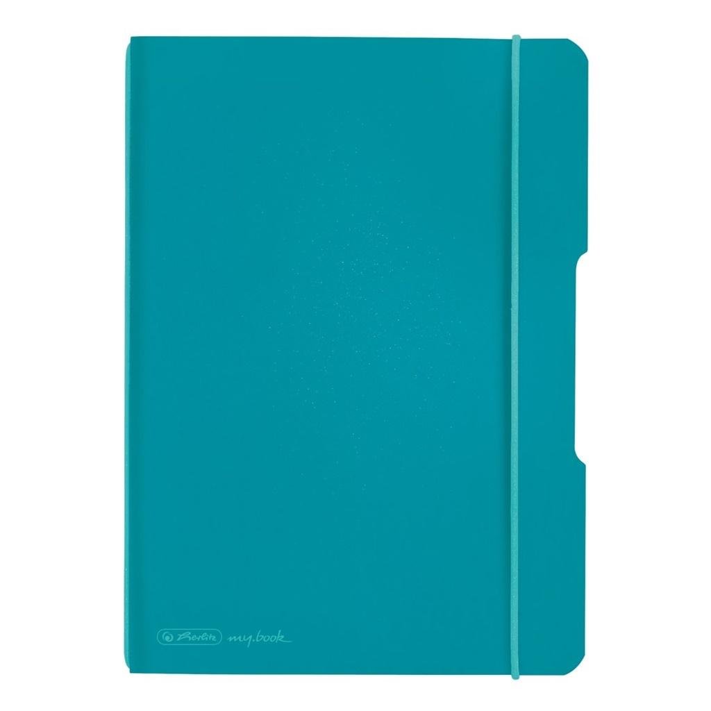 HERLITZ Notatni A5/40K kratka My.BookF Carribean turkusowy
