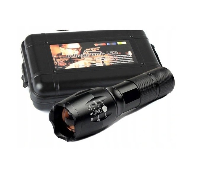 Latarka Taktyczna Profesjonalna Wodoodporna LED