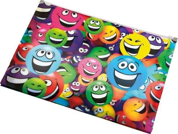 Panta Plast praca zbiorowa Koperta z nadrukiem zip A4 Smile